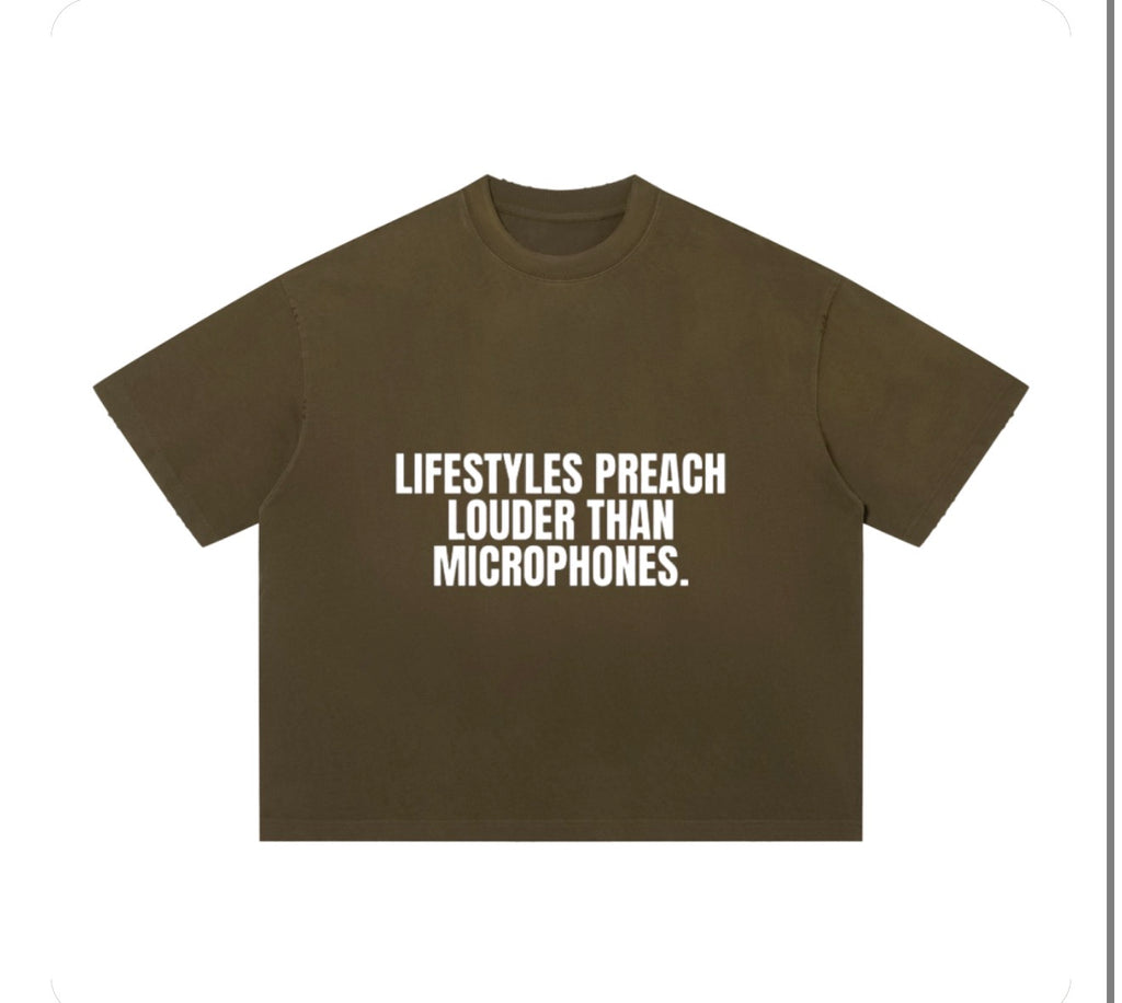 "Lifestyles" Slightly Distressed Tee
