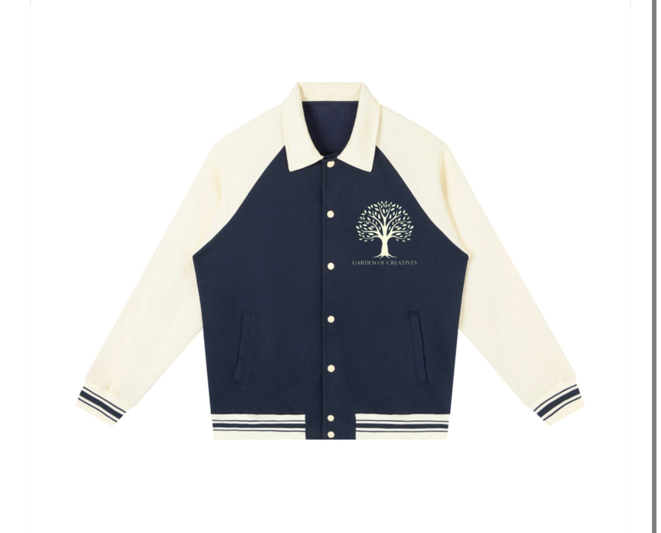 "Creative For The Creator" Baseball Jacket