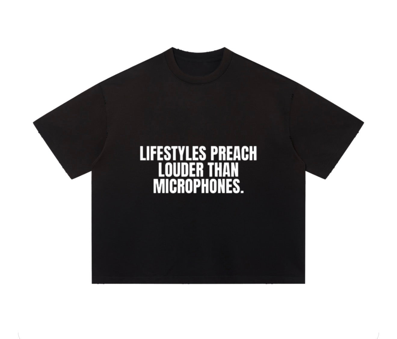 "Lifestyles" Slightly Distressed Tee