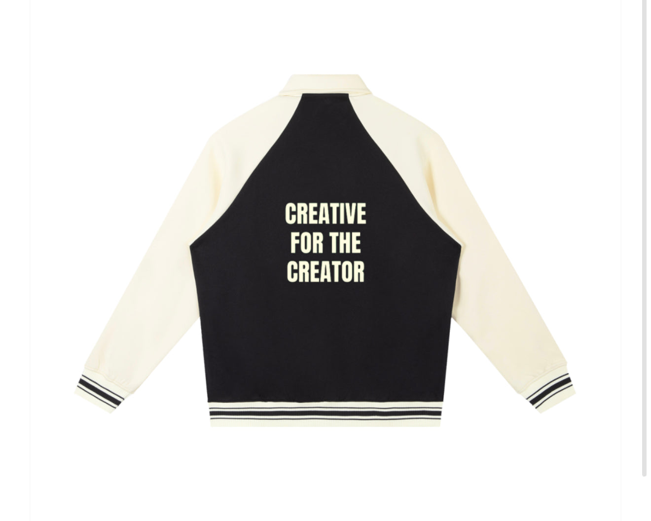 "Creative For The Creator" Baseball Jacket