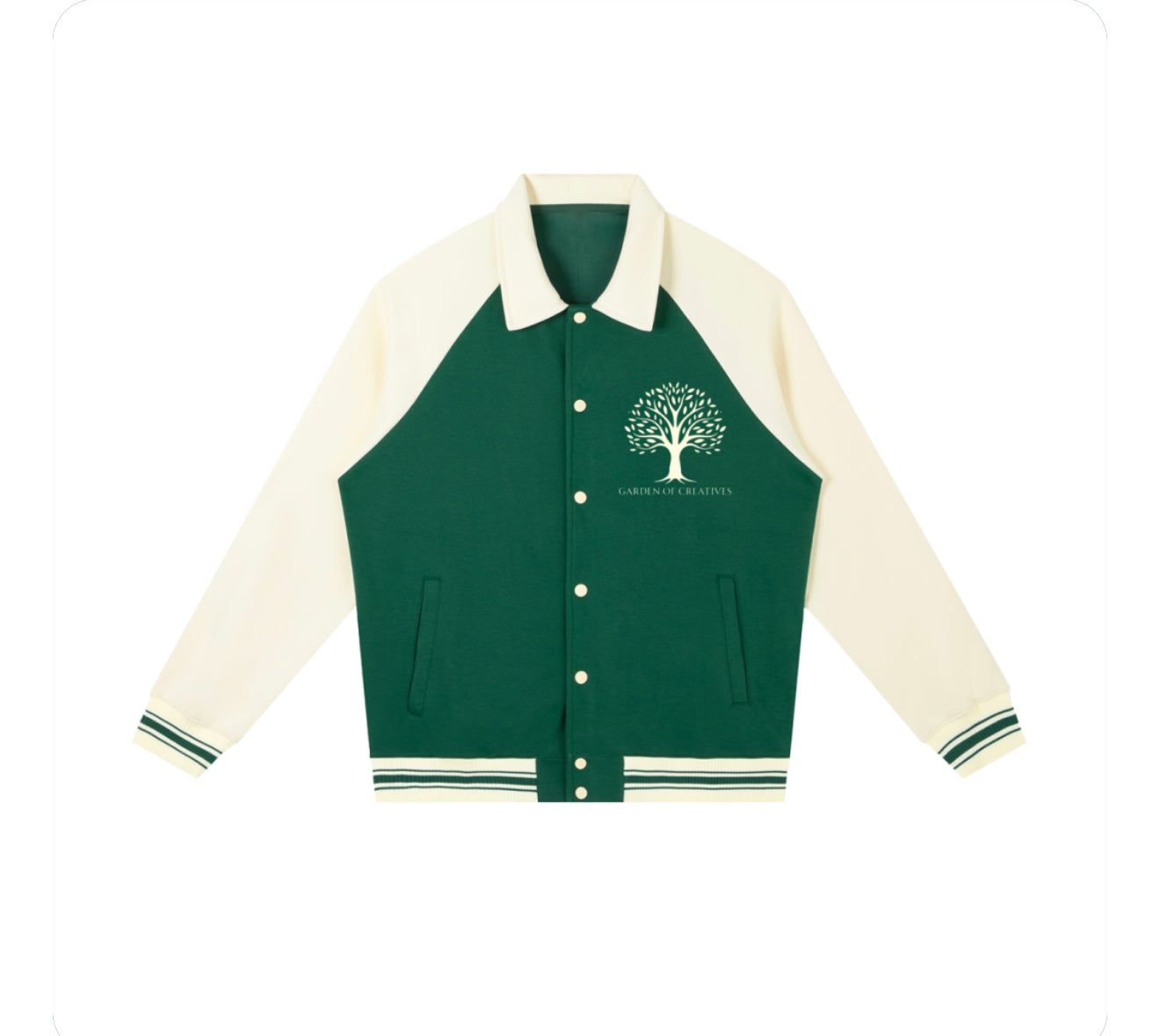 "Creative For The Creator" Baseball Jacket