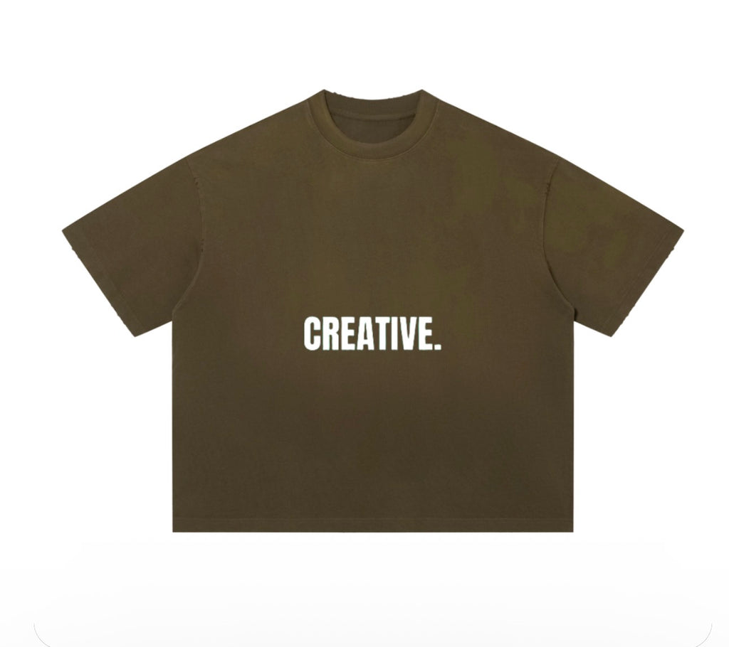 "Creative" Slightly Distressed Tee