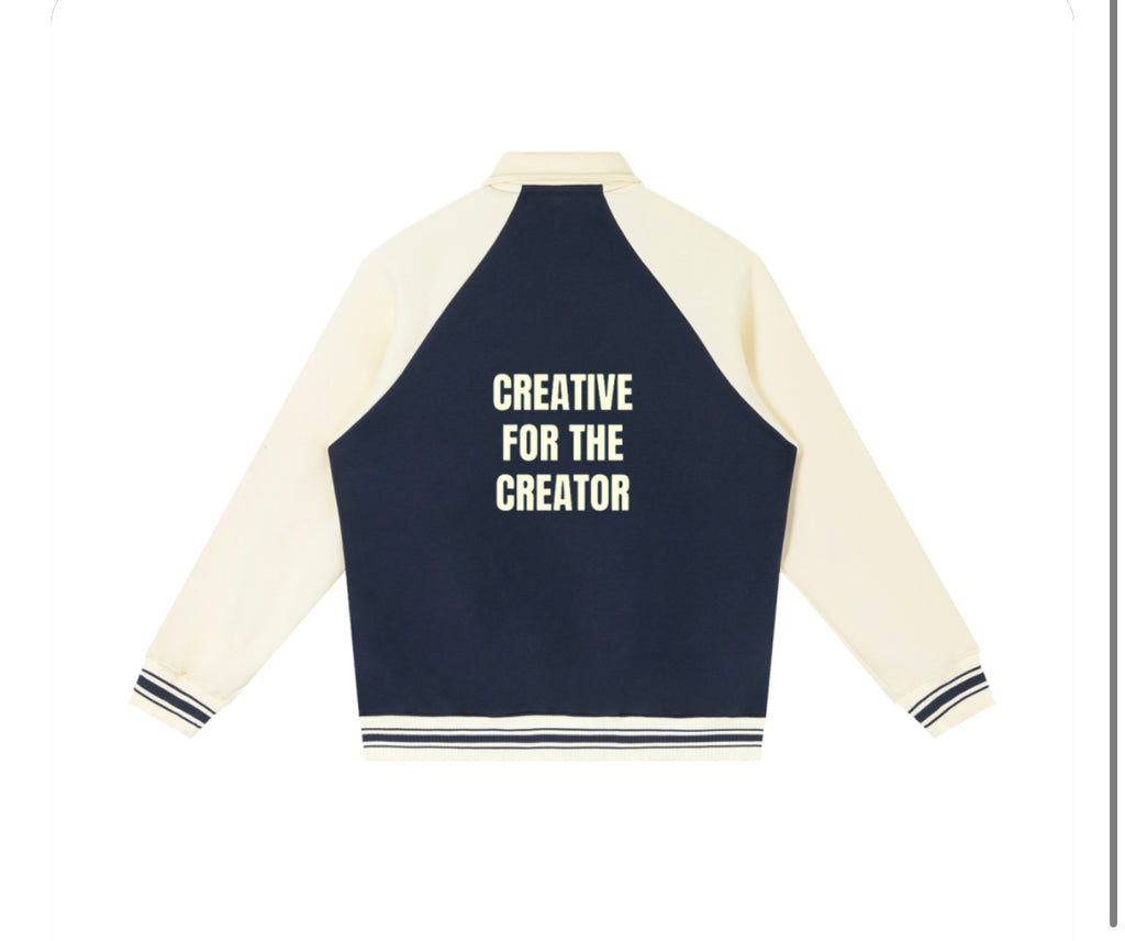 "Creative For The Creator" Baseball Jacket