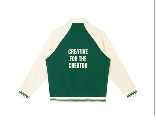 "Creative For The Creator" Baseball Jacket